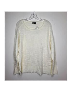NWT Limited cream lightweight tunic sweater with zigzag pattern - XL